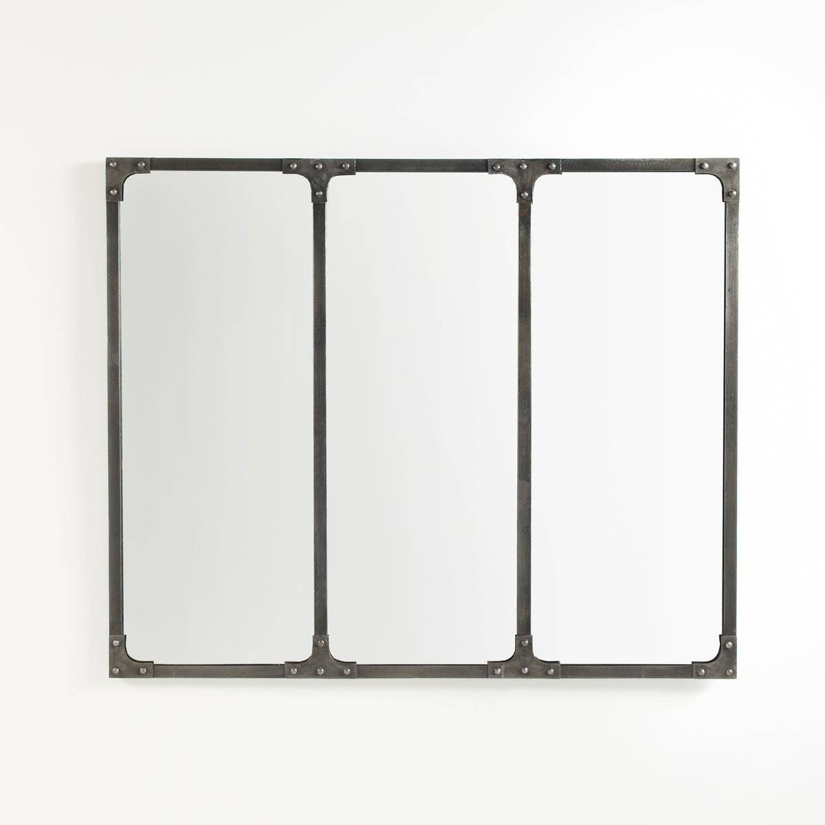Espejo rectangular con marco metálico modelo Lenaig de La Redoute