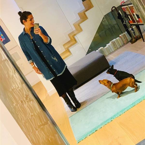 Espejo del recibidor de Nuria Roca, foto de Instagram