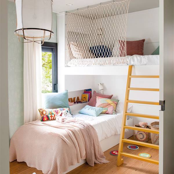 25 dormitorios infantiles (con más de una cama) que te encantarán