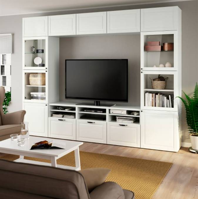 Aniquilar catalogar alquiler Fíchalo: el mueble de salón para TV de Ikea donde puedes guardarlo todo