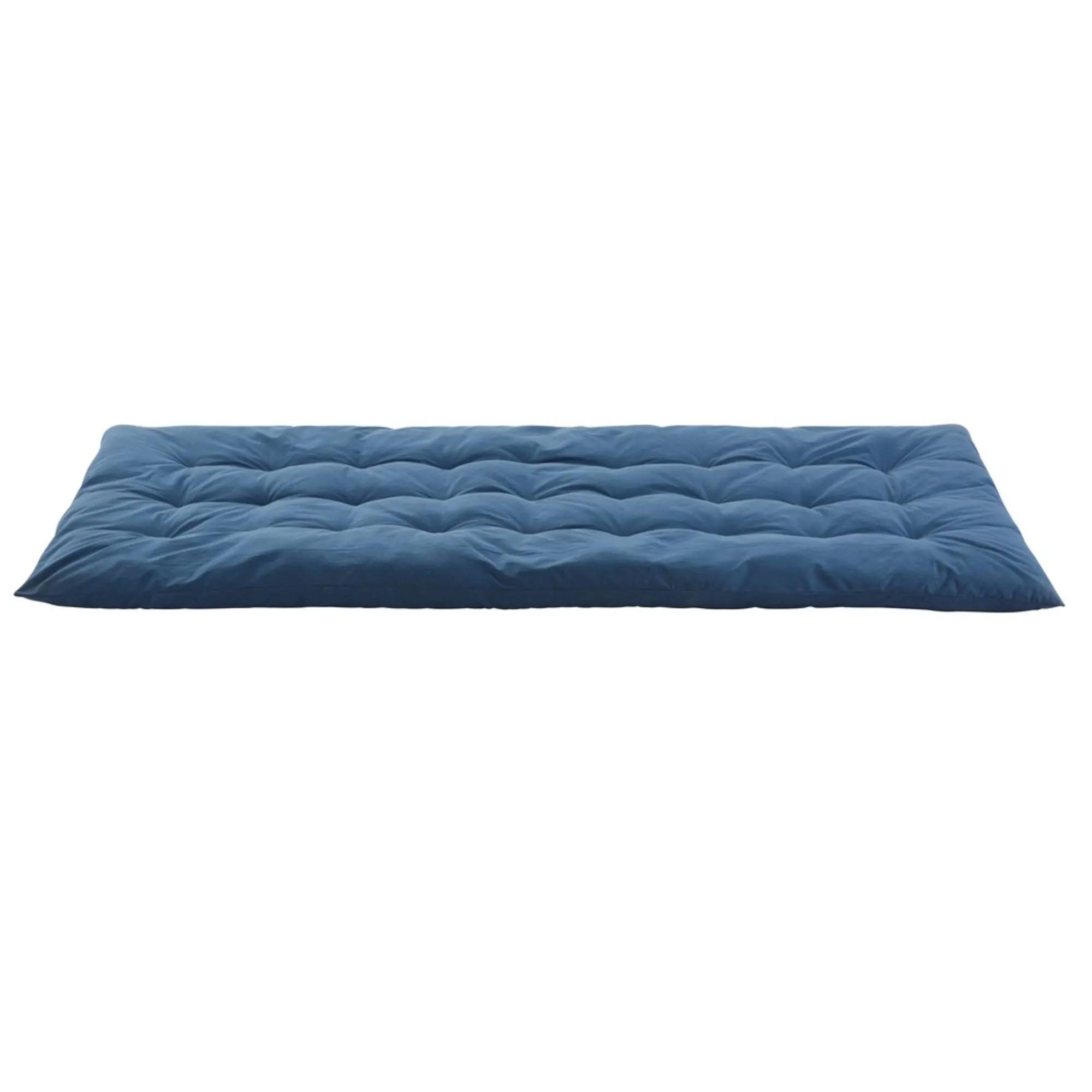Topper para el sofá tapizado en algodón azul de Maisons du Monde