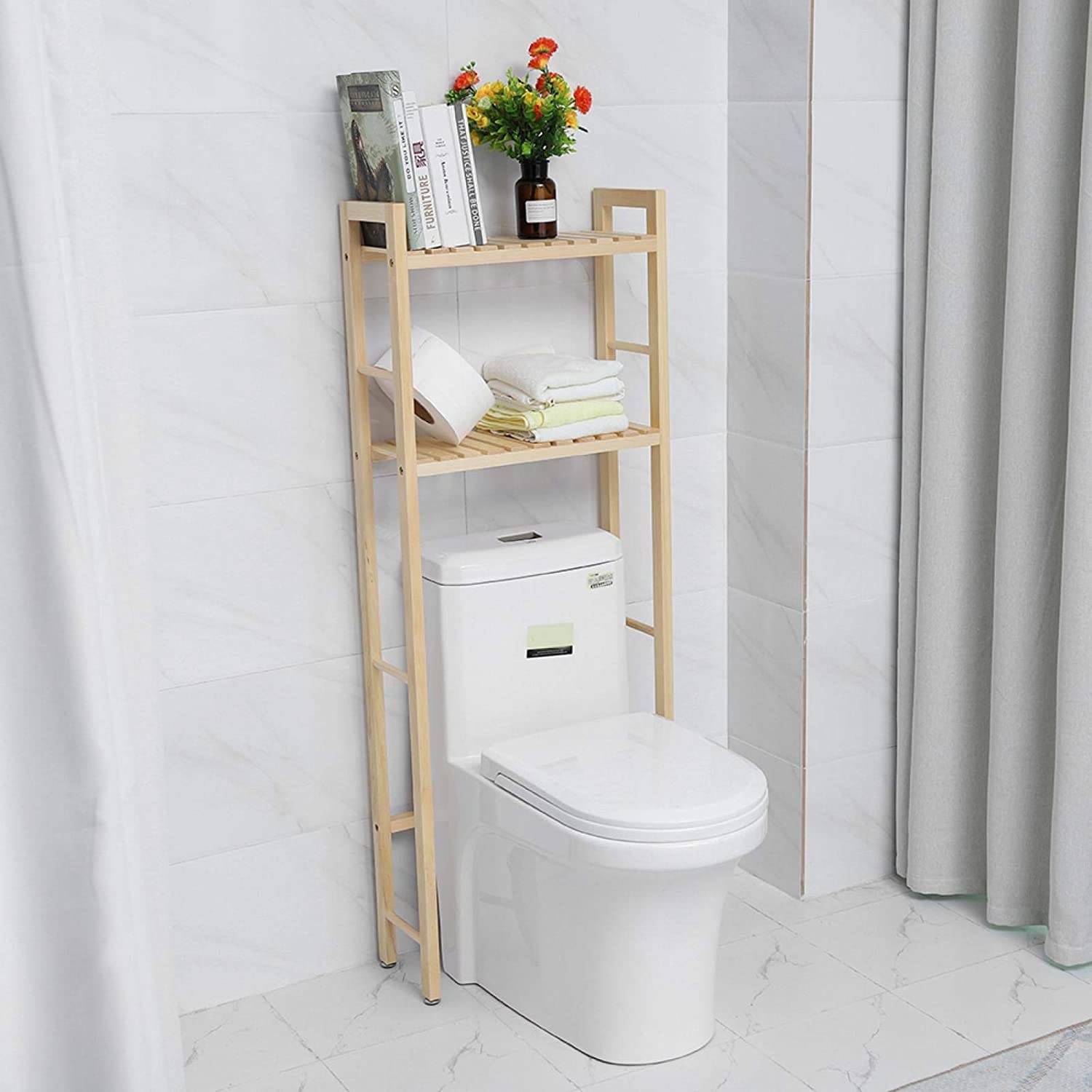 amplificación Salón Enfadarse Estantería sobre wc, la solución más bonita de Amazon para baños pequeños