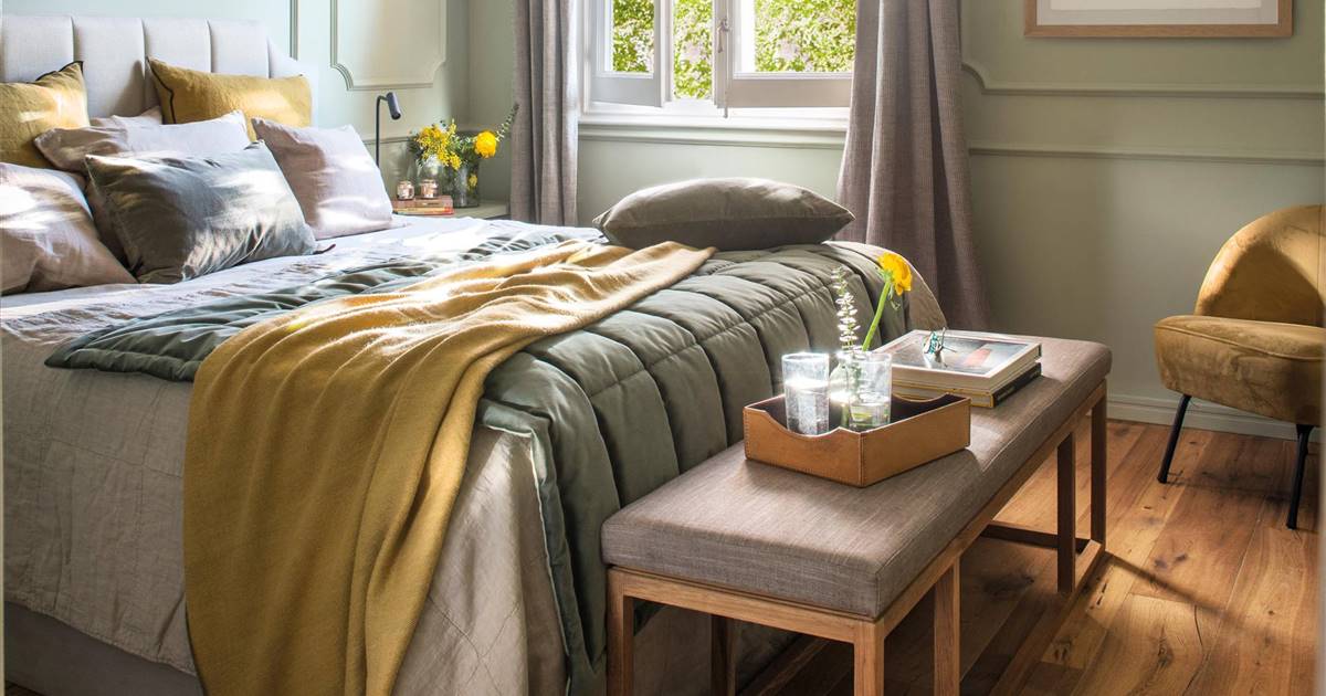14 maneras de decorar los pies de tu cama con estilo en otoño