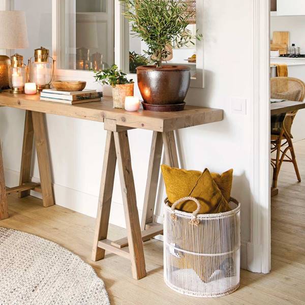 60 ideas prácticas y bonitas para decorar con cestos (con shopping)