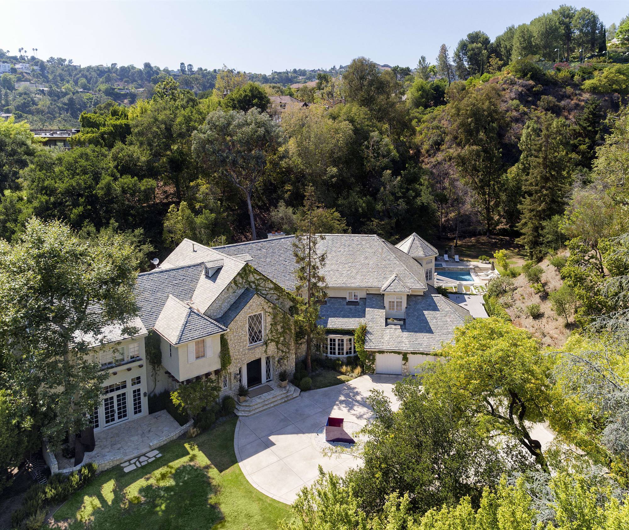 Vista aérea de la casa de Reese Witherspoon
