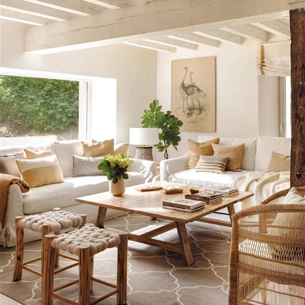 12 salones de El Mueble con sofás claros llenos de estilo, calidez ¡y mucha luz!