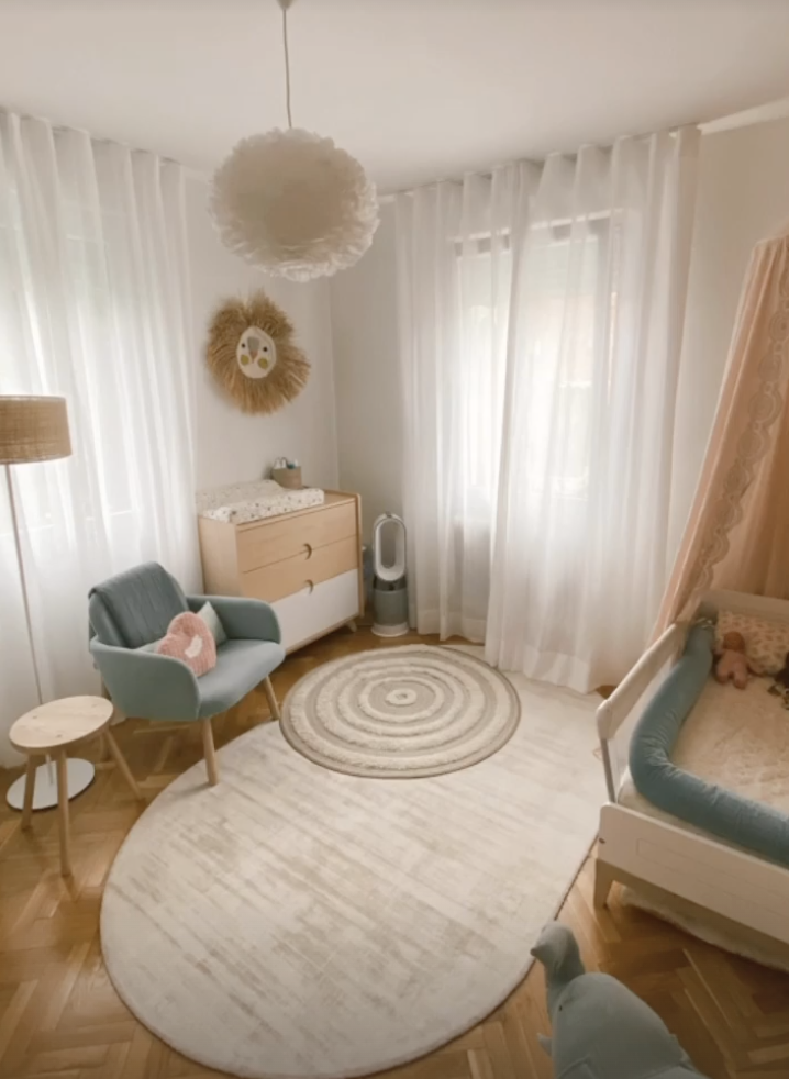 Habitación de bebé de Laura Escanes, foto de Instagram