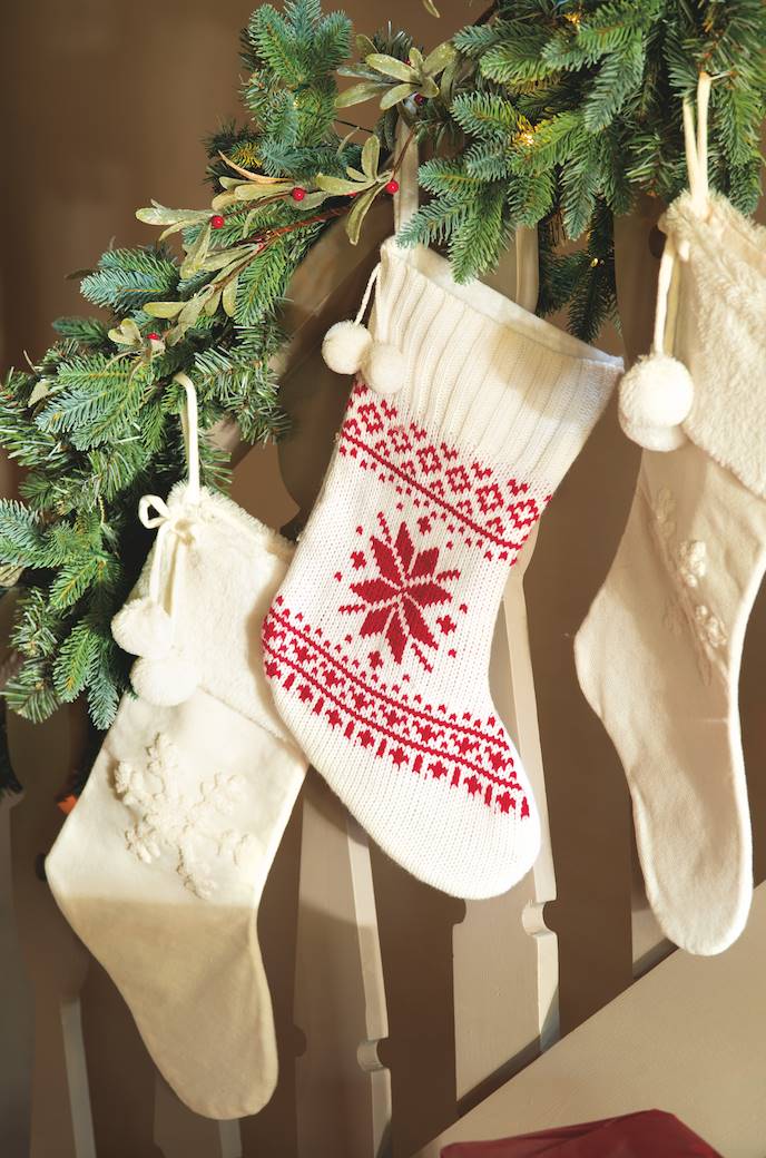 Egipto Fértil Armario Calcetines de Navidad: la idea más amorosa, entrañable ¡y fácil! de  decoración navideña