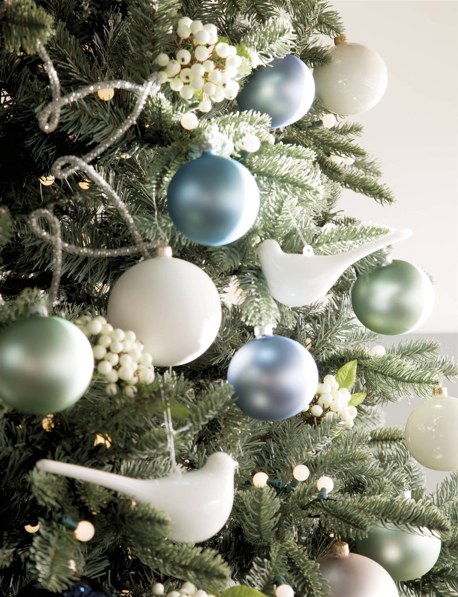 detalle bolas de navidad azules 00529098