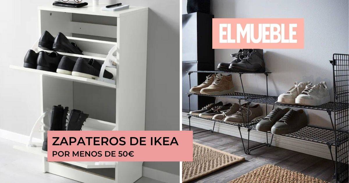 Zapateros de Ikea, buenos, bonitos y baratos por menos de 50€