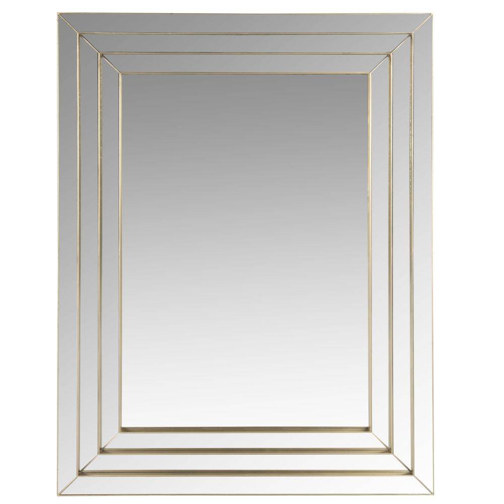 Espejo de metal dorado de Maisons du Monde