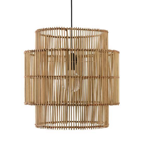 Lámpara de bambú modelo Haya, de La Redoute Interieurs