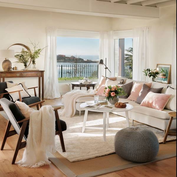 El mismo salón de El Mueble en dos estilos y con muebles de Ikea, ¿cuál te gusta más?