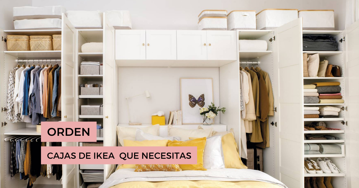 IKEA tiene mil cajas y muebles para ordenar y guardar ropa