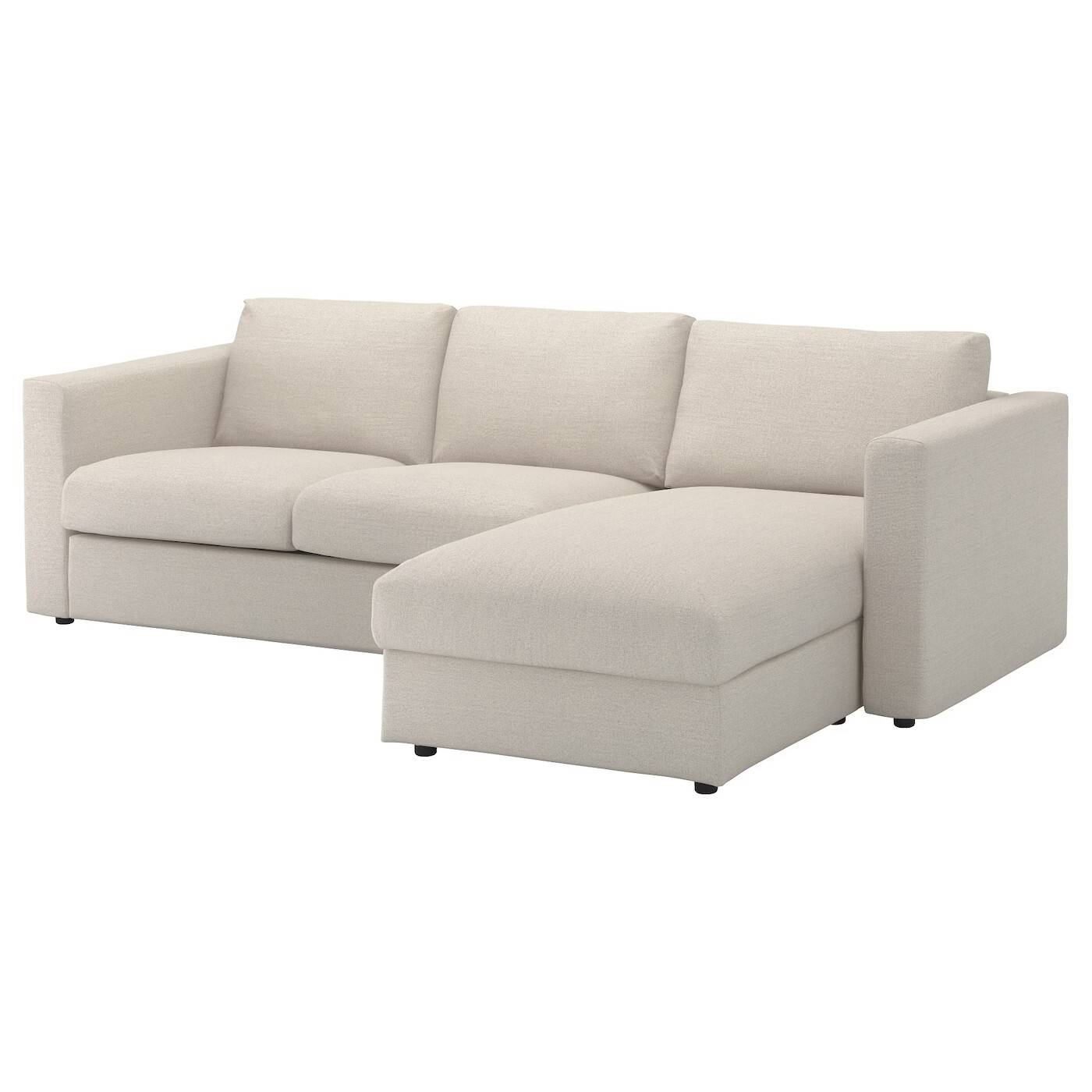 Sofá de 3 plazas con chaiselongue VIMLE de IKEA