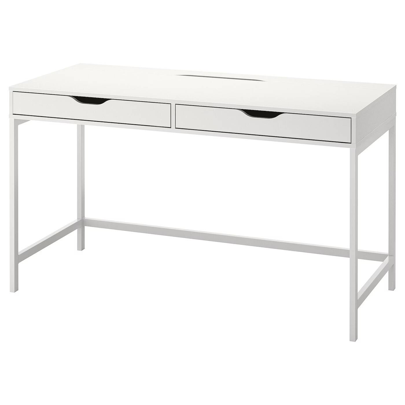 Ideas con muebles blancos de IKEA: escritorio ALEX. 