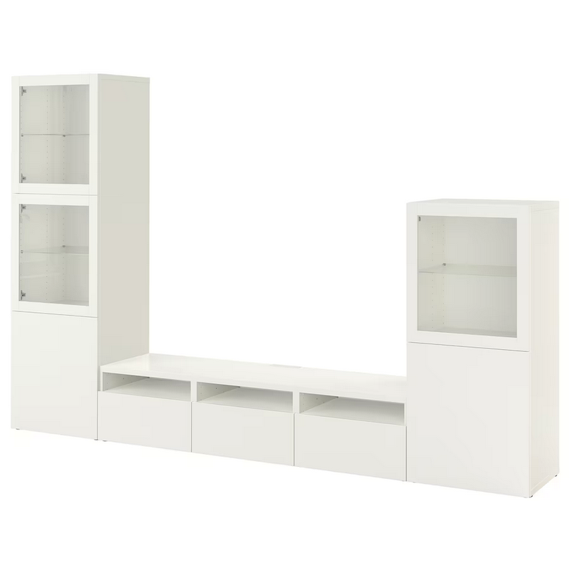 Mueble de la serie Besta que puede ir bajo la ventana de IKEA