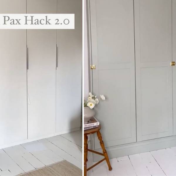 El hack viral del armario PAX de IKEA: paso a paso fácil y barato (y un vídeo con más hacks)