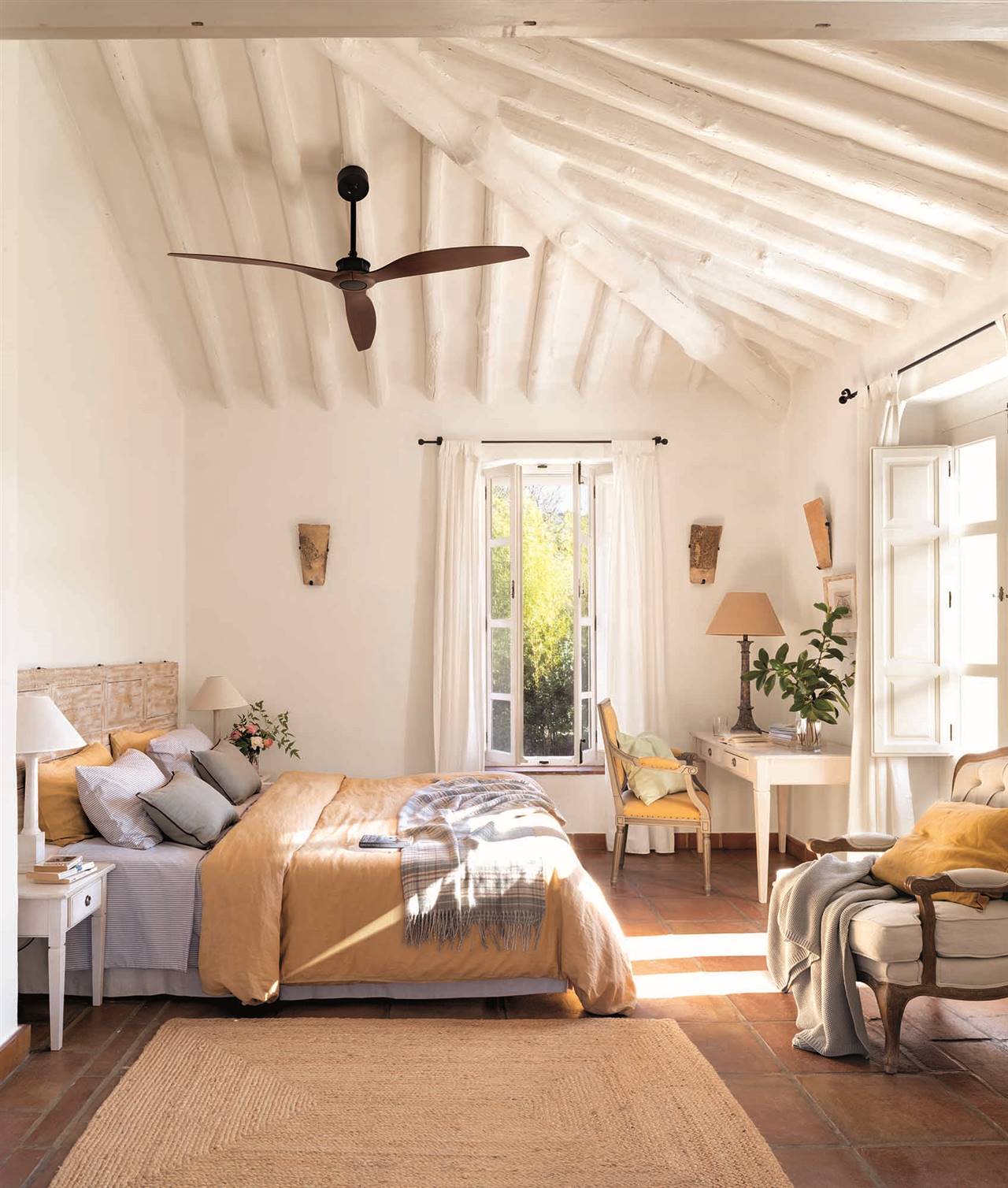 El cortijo soñado: la encantadora casa rústica 'El Noque' tiene 6 dormitorios, es ecológica y de estilo colonial