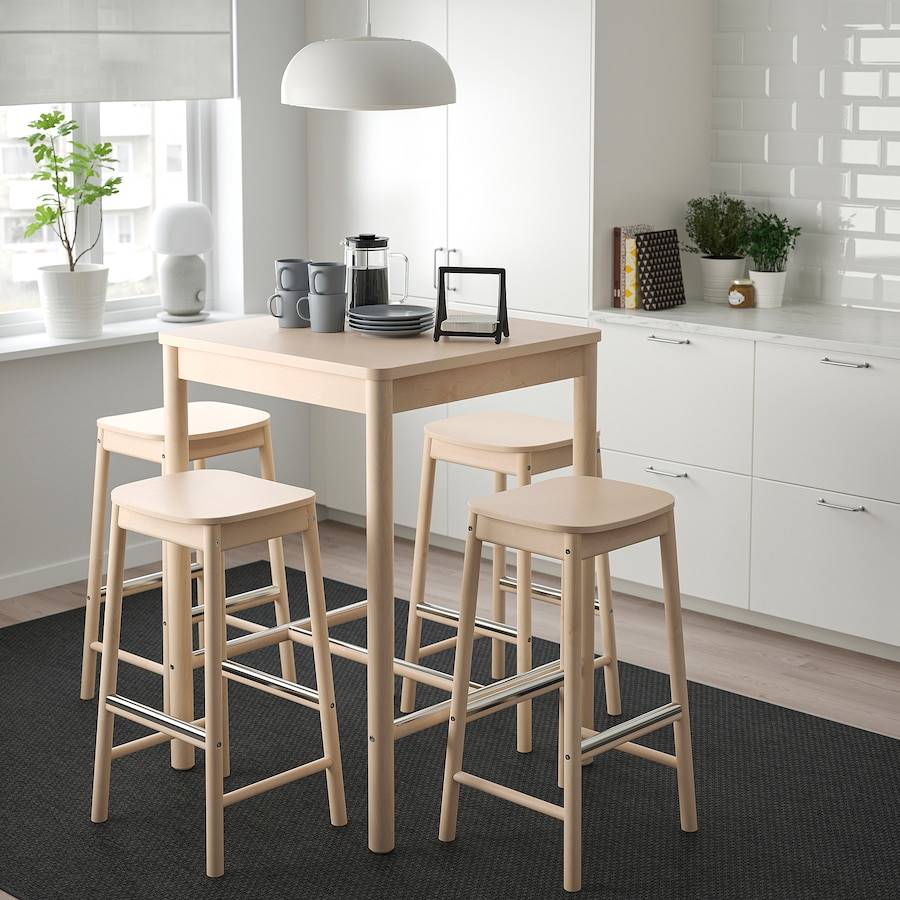 Mesa de cocina alta RÖNNINGE de IKEA.