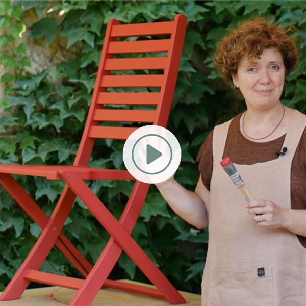 Pintura a la tiza: renueva fácilmente tus muebles de terraza con chalk paint. El tutorial de Crea Decora Recicla