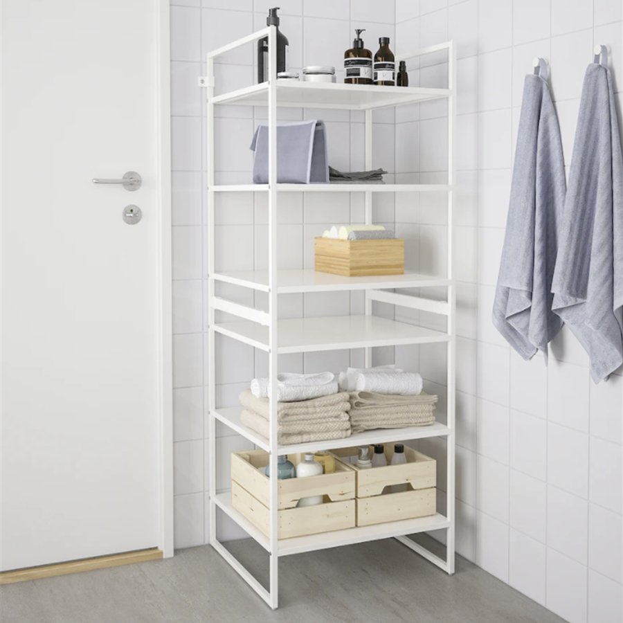 clérigo Centelleo constantemente Estanterías de IKEA ideales para baños pequeños: 20 ejemplos a un clic