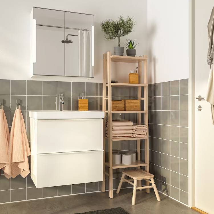 Estanterías de IKEA ideales para baños pequeños: ejemplos a un clic