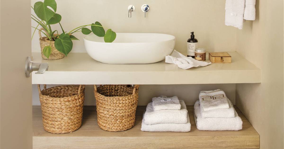 Cestos para baño: 19 ideas para conseguir un espacio ordenado y lleno de  estilo