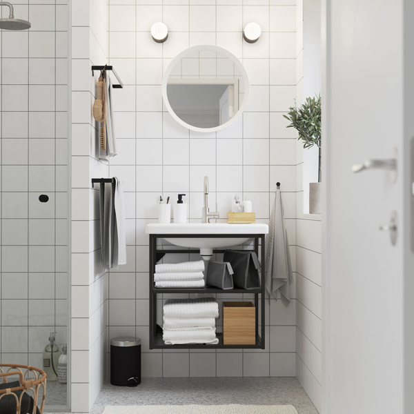 18 hacks de IKEA perfectos para baños pequeños 