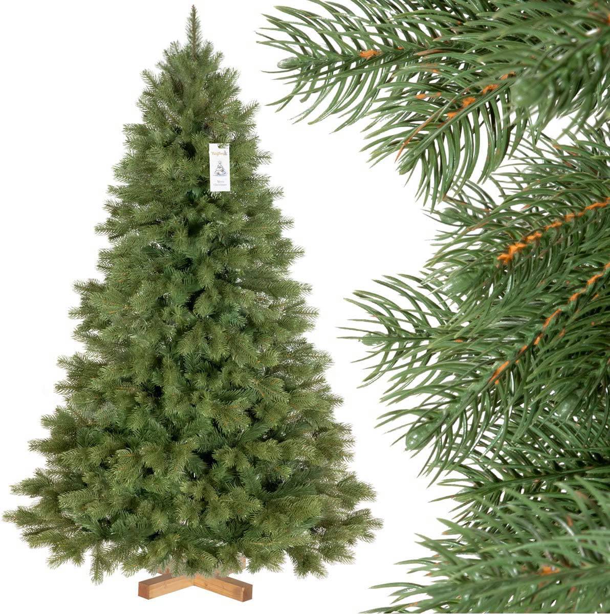 Un árbol de Navidad de estilo natural