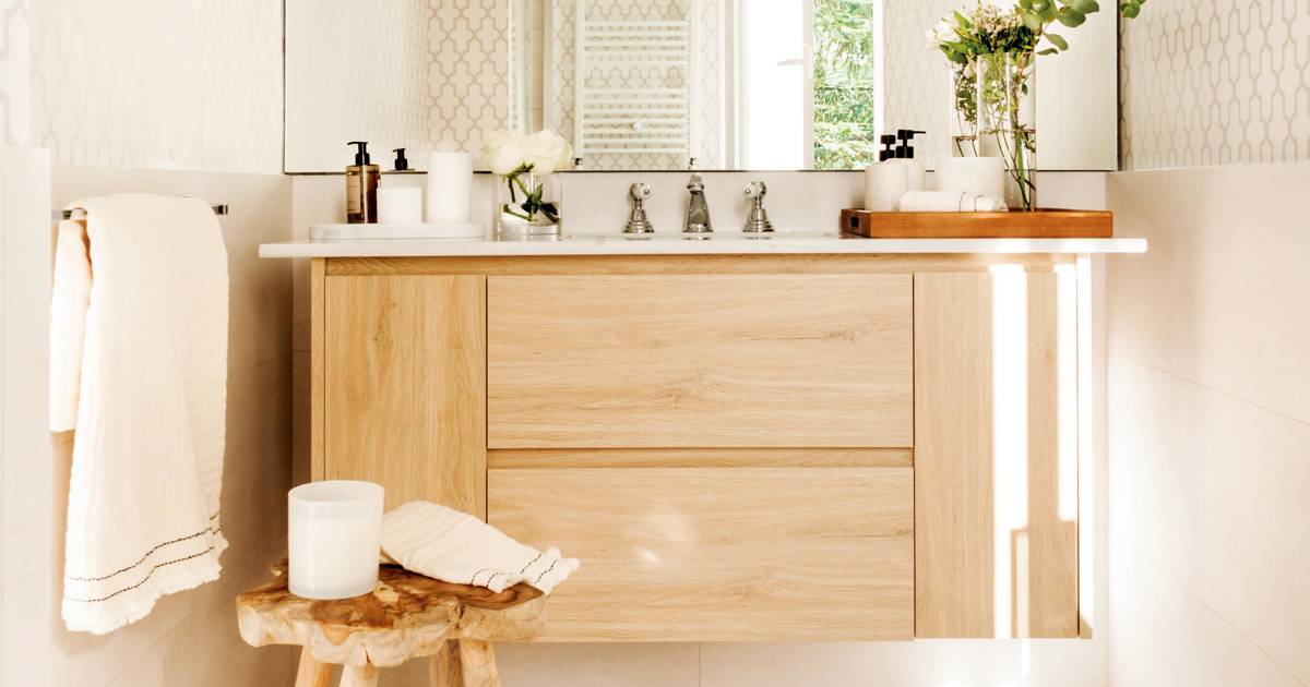 Sabor acortar Conversacional Muebles para baños pequeños: almacenaje con estilo