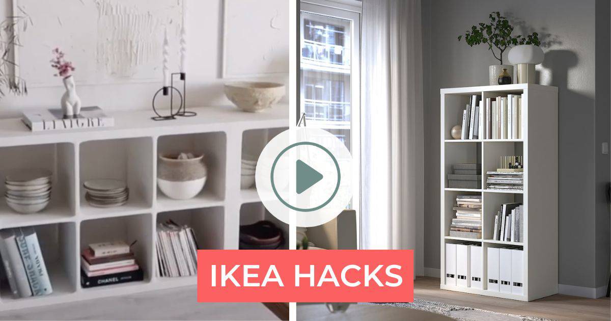 Los mejores hacks de la estantería Kallax de Ikea