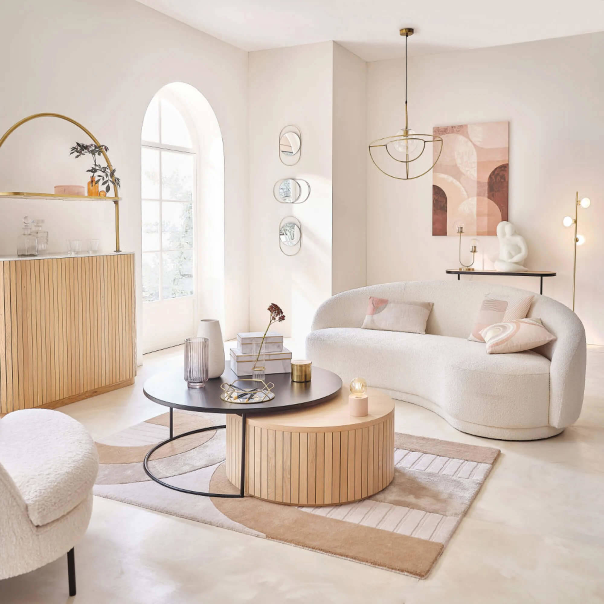 Los mejores trucos de Maisons du Monde para decorar un salón moderno