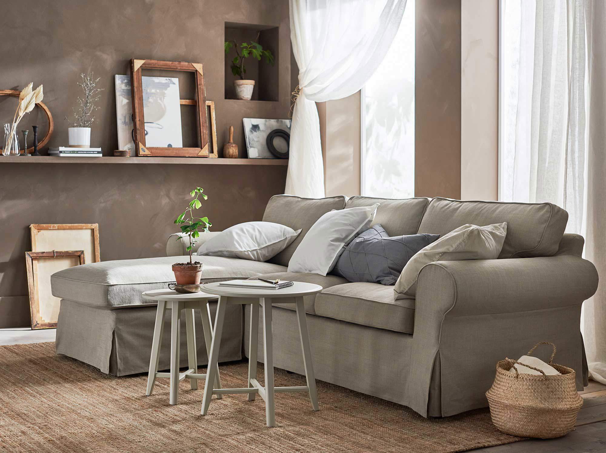 Sofá con chaise longue de IKEA: montón de para tu salón