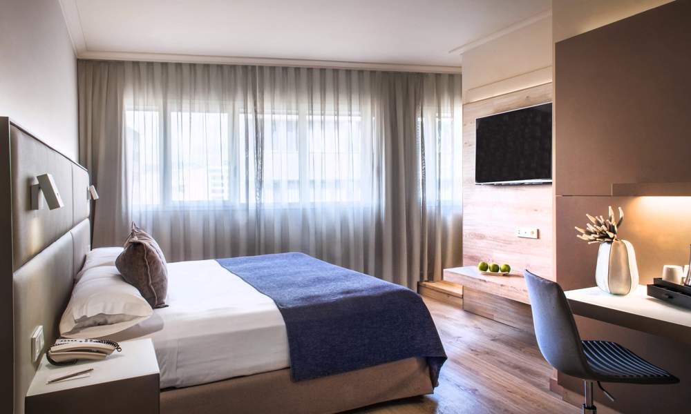 La comodidad es prioritaria en las habitaciones del Sallés Hotels Pere IV