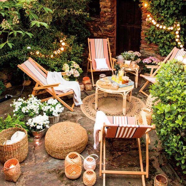 Decorar un jardín pequeño y que te quede como en la revista El Mueble: 20 FOTOS e IDEAS con mucho encanto 