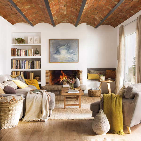 Los mejores pisos de la revista El Mueble con decoración de otoño: modernos, rústicos, cálidos... con ideas geniales para copiar