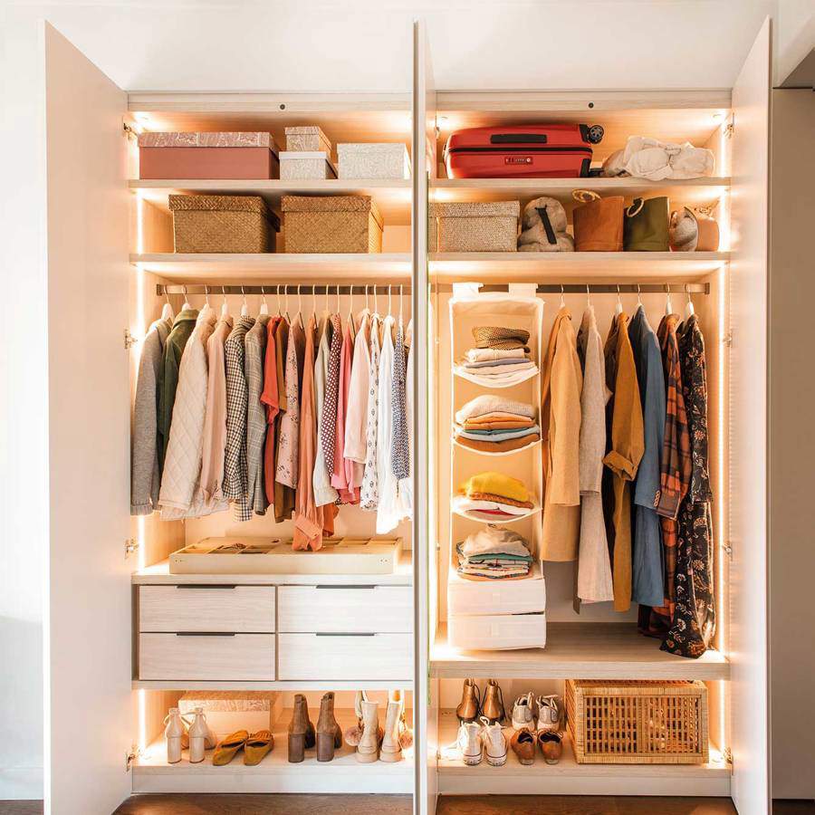 Organizadores de ropa para crear un armario ordenado y bonito