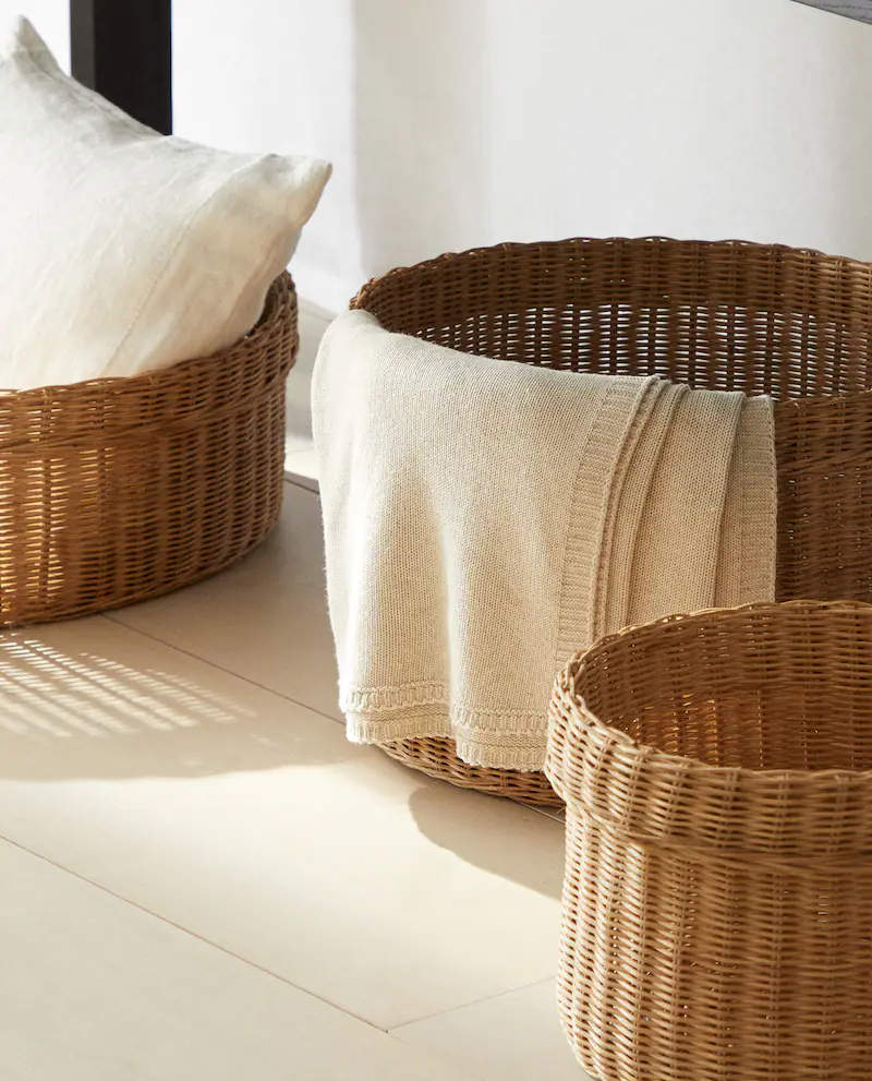 Zara Home baja el precio de las cestas de almacenaje ideales para decorar y  organizar tu baño este otoño