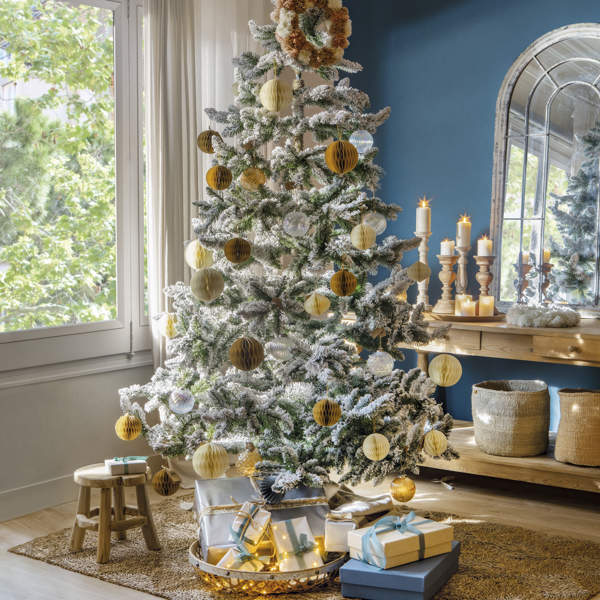 11 FOTOS e ideas para decorar un árbol de Navidad blanco: ¡lograrás un toque invernal de cuento! 