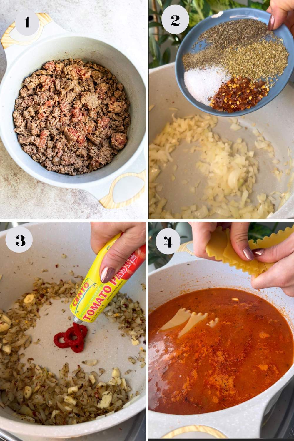 Lasagna Soup Recipe Steps