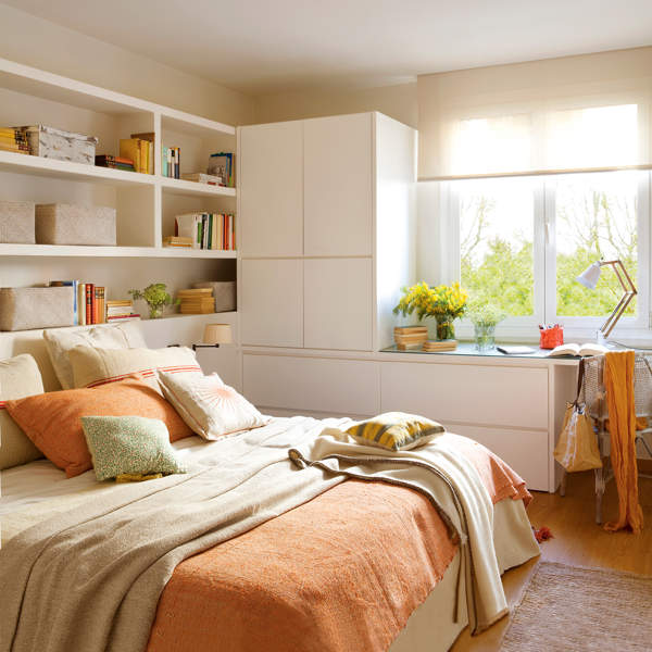 5 cabeceros diferentes y geniales que aprovechan las paredes del dormitorio con mucho estilo para inspirarte