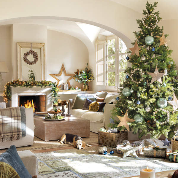 Esta es la casa de campo decorada de Navidad más perfecta que vas a ver en 2023 // CON VÍDEO