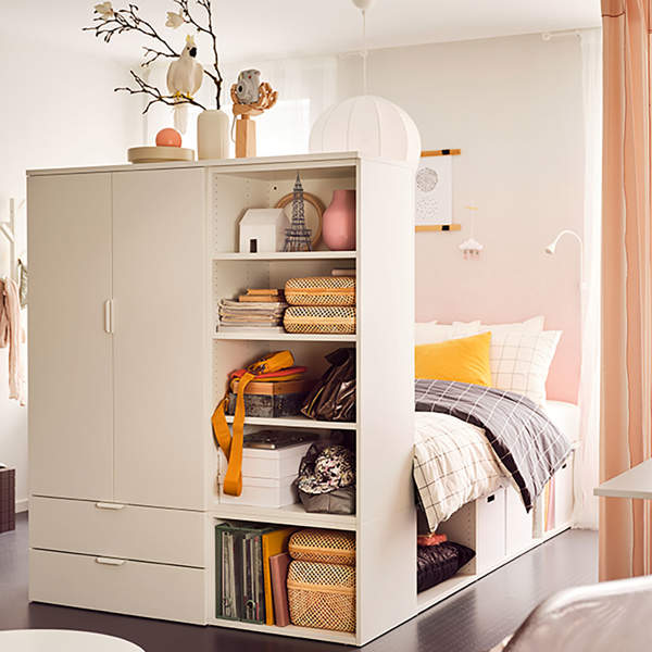 6 ideas fabulosas de IKEA para dormitorios pequeños con solución de orden y espacio para copiar
