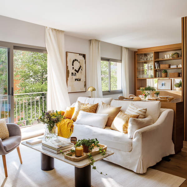 Los 10 apartamentos tipo estudio con más ideas de la revista El Mueble: con cocinas abiertas, salones aprovechados ¡y mucho más!