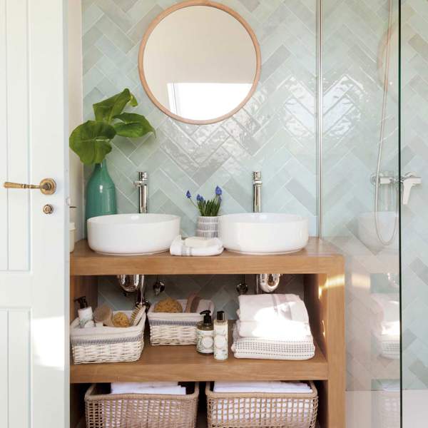 Muebles baño: Decoración, accesorios, mamparas y azulejos - ElMueble