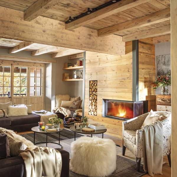 Las 5 mejores casas para pasar el invierno de la revista El Mueble: estilosas, inspiradoras y muy acogedoras