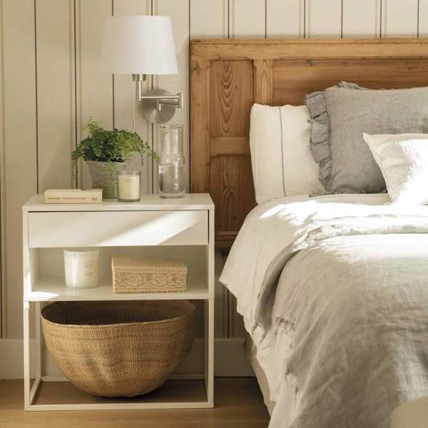 Así es el cabecero que puedes montar en tu dormitorio con este tablero de IKEA: minimalista, de estilo nórdico y barato